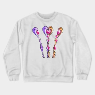 Heart Key Pack Crewneck Sweatshirt